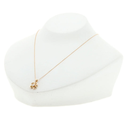 BVLGARI Necklace 18K Pink Gold gold Fiorever Diamond Women Used Authentic