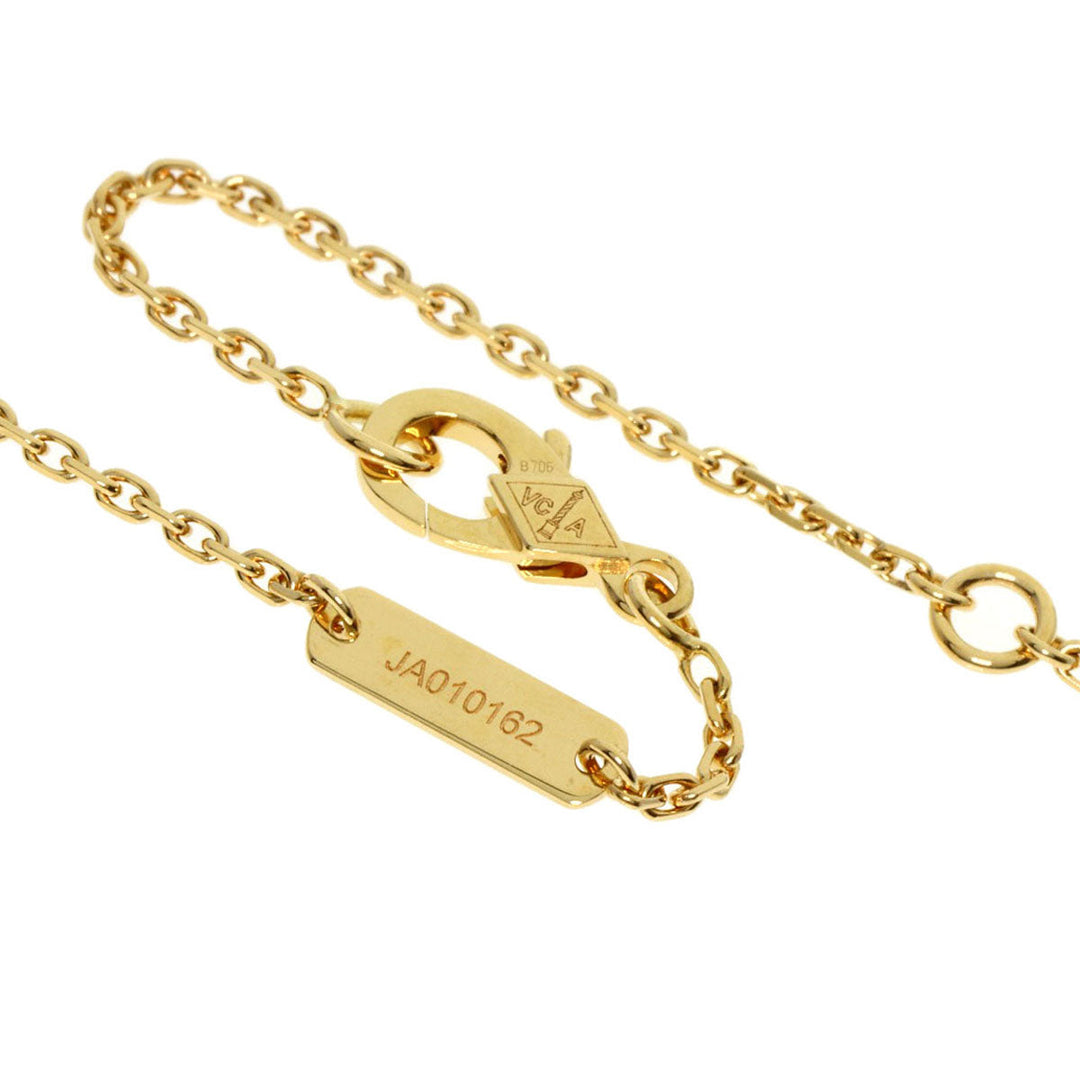 Van Cleef & Arpels Necklace 18K Yellow Gold gold Lucky Alhambra Papillon Shell