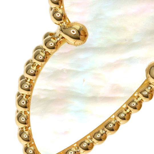 Van Cleef & Arpels Necklace 18K Yellow Gold gold Lucky Alhambra Papillon Shell