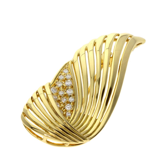 MIKIMOTO Brooch 18K Yellow Gold gold diamond