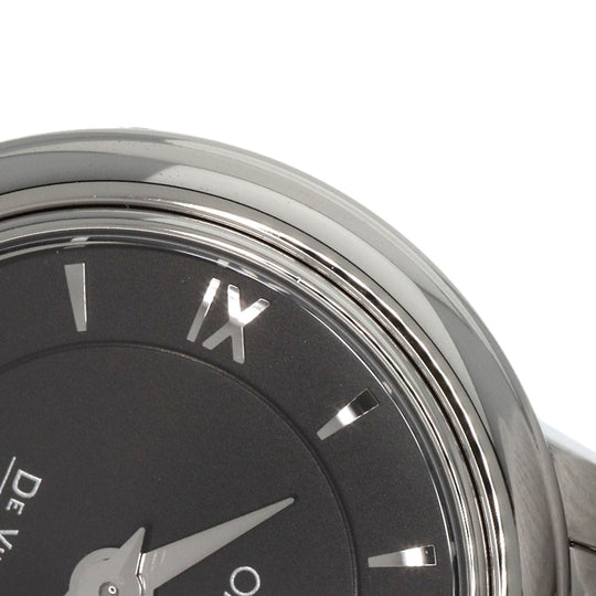 OMEGA Watches Quartz 424.10.24.60.01.001 Stainless Steel , Stainless Steel Silver De Ville Prestige black dial Women Used Authentic