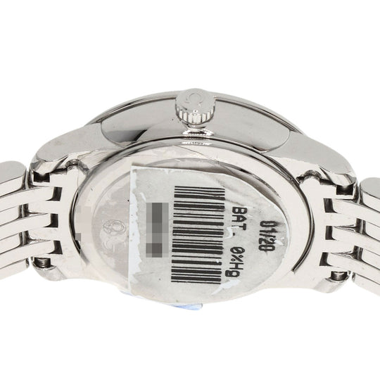 OMEGA Watches Quartz 424.10.24.60.01.001 Stainless Steel , Stainless Steel Silver De Ville Prestige black dial Women Used Authentic
