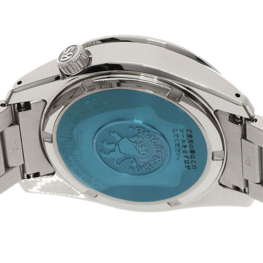 SEIKO Watches Quartz SBGN027 9F86-0AK0 Stainless Steel , Stainless Steel Silver Grand Seiko Sports Collection GMT black dial mens Used Authentic