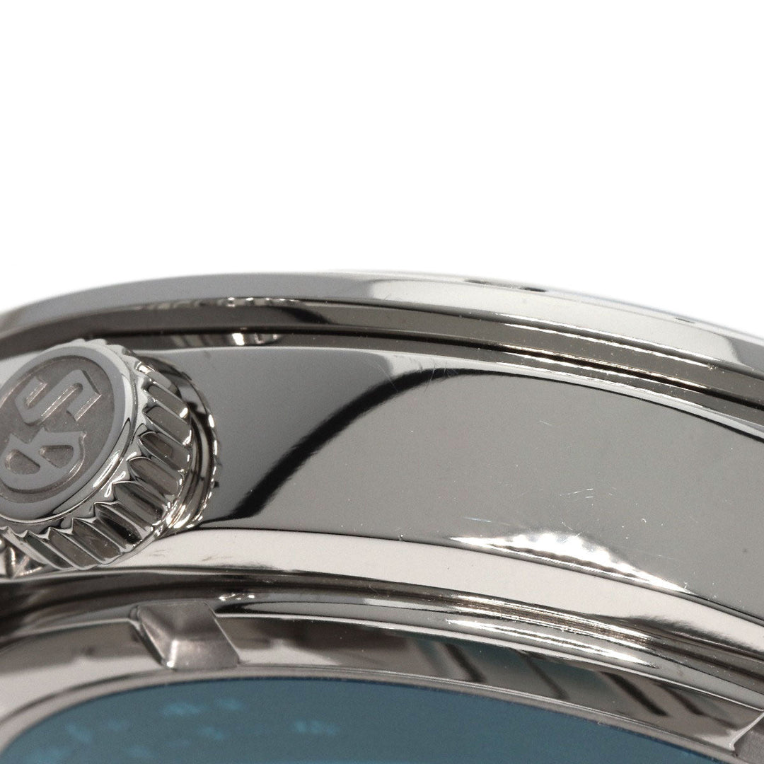 SEIKO Watches Quartz SBGN027 9F86-0AK0 Stainless Steel , Stainless Steel Silver Grand Seiko Sports Collection GMT black dial mens Used Authentic