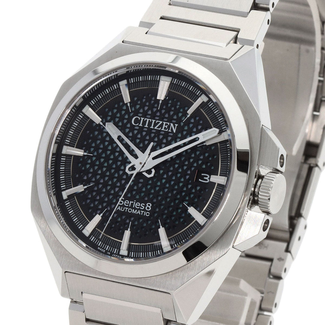 CITIZEN Watches Mechanical Automatic NA1010-84X 0950-S125758 Stainless Steel , Stainless Steel Silver Series 8 White shell dial mens Used Authentic