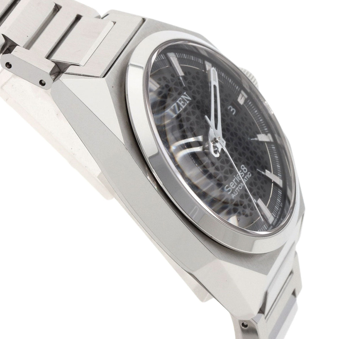 CITIZEN Watches Mechanical Automatic NA1010-84X 0950-S125758 Stainless Steel , Stainless Steel Silver Series 8 White shell dial mens Used Authentic