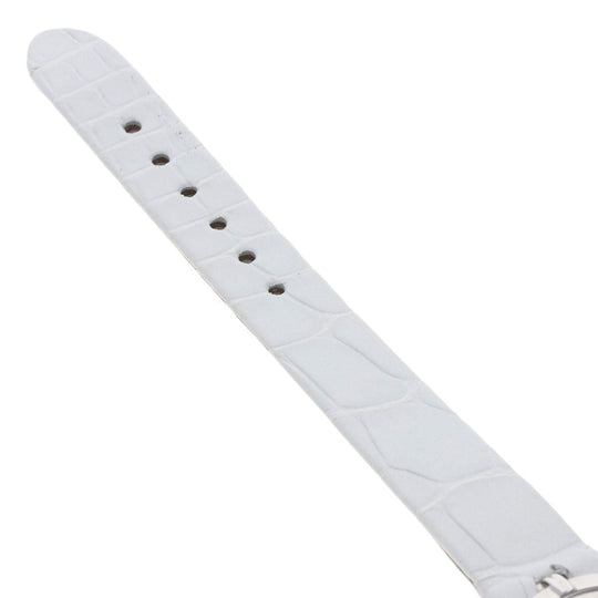 Chopard Watches Quartz 20/5681 K18WG, leather Silver Happy Diamonds Maker Complete Silver dial Women Used Authentic