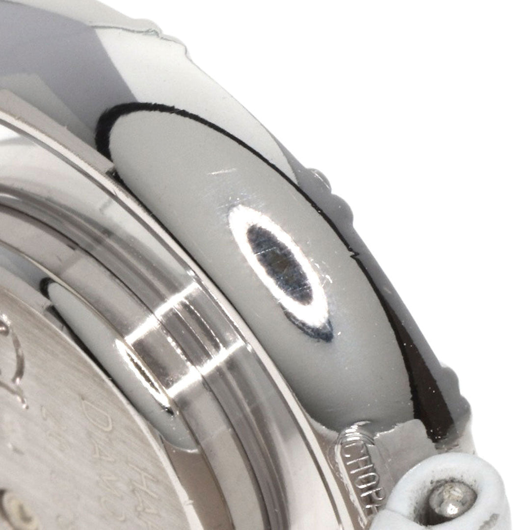 Chopard Watches Quartz 20/5681 K18WG, leather Silver Happy Diamonds Maker Complete Silver dial Women Used Authentic