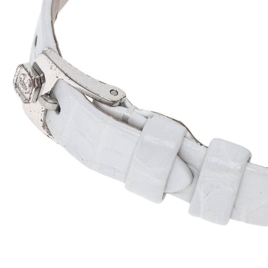 Chopard Watches Quartz 20/5681 K18WG, leather Silver Happy Diamonds Maker Complete Silver dial Women Used Authentic