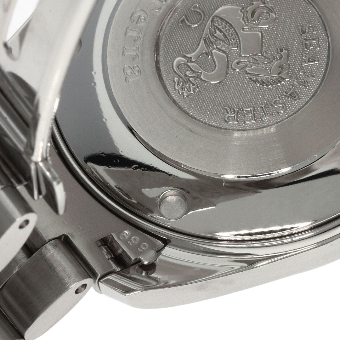 OMEGA Watches Quartz 2518.50 Stainless Steel , Stainless Steel Silver Aqua Terra black dial mens Used Authentic