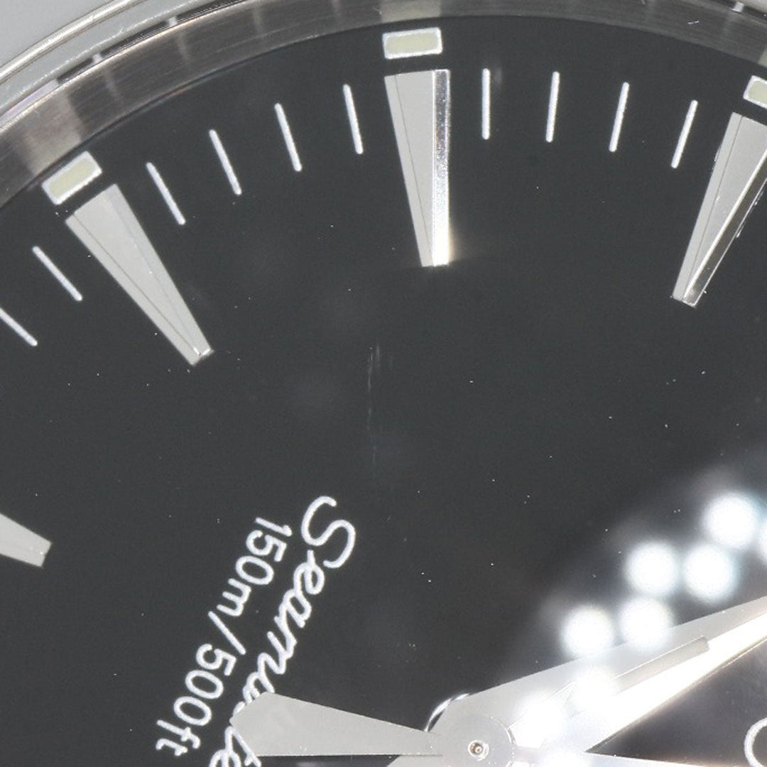 OMEGA Watches Quartz 2518.50 Stainless Steel , Stainless Steel Silver Aqua Terra black dial mens Used Authentic