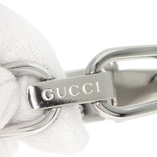 GUCCI Watches Quartz Stainless Steel , Stainless Steel Silver 1500L Pink shell dial Women Used Authentic