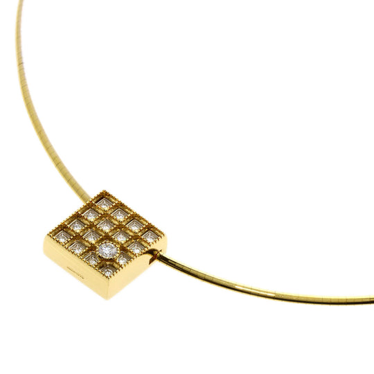 MIKIMOTO Necklace 18K Yellow Gold gold MIKIMOTO Diamond Reversible