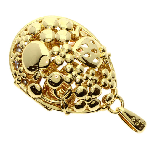 TASAKI Pendant top 18K Yellow Gold gold Pearl Enamel