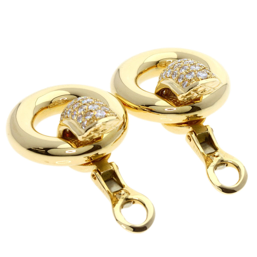 Chaumet Earring 18K Yellow Gold gold diamond Women Used Authentic