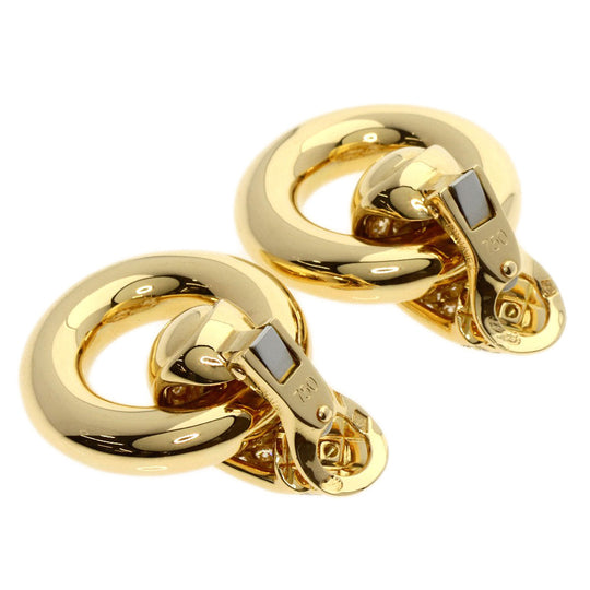 Chaumet Earring 18K Yellow Gold gold diamond Women Used Authentic