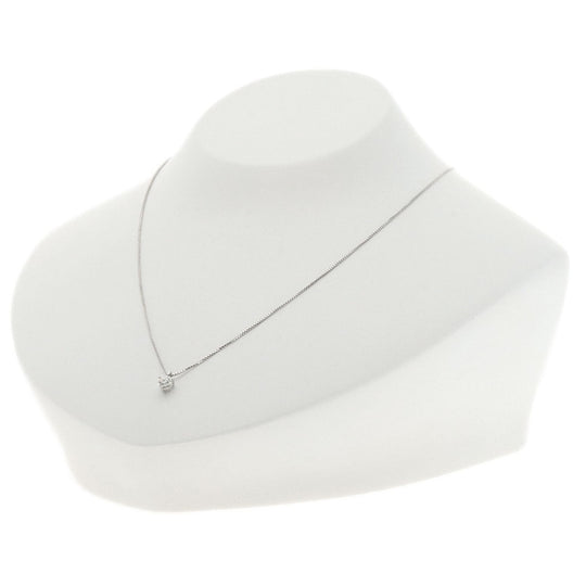 TASAKI Necklace K18WG Silver diamond Women Used Authentic