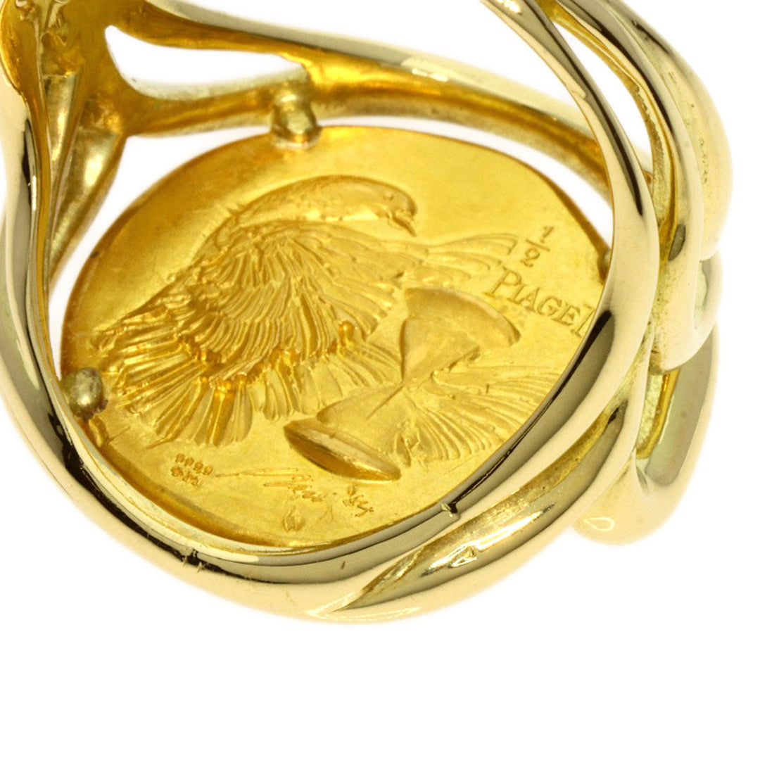 PIAGET Ring 18K Yellow Gold gold Hans Erni coin