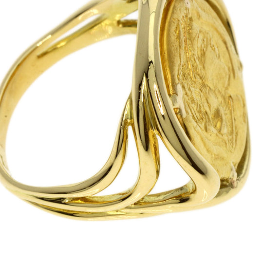 PIAGET Ring 18K Yellow Gold gold Hans Erni coin