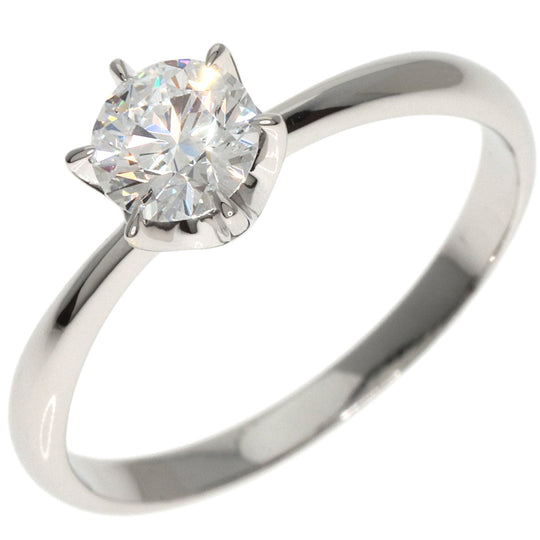 TASAKI Ring PT900 Silver diamond Women Used Authentic