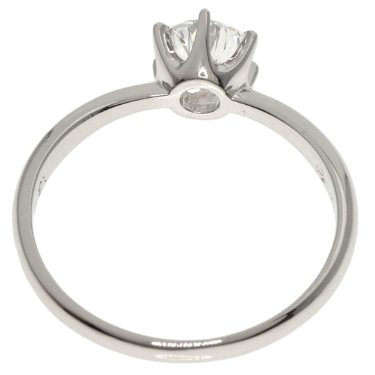 TASAKI Ring PT900 Silver diamond Women Used Authentic