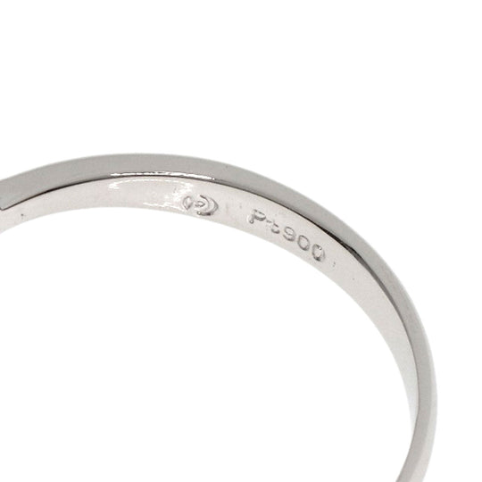 TASAKI Ring PT900 Silver diamond Women Used Authentic