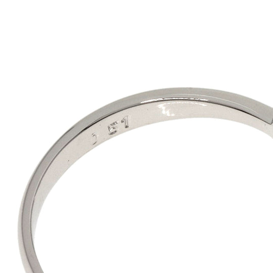 TASAKI Ring PT900 Silver diamond Women Used Authentic