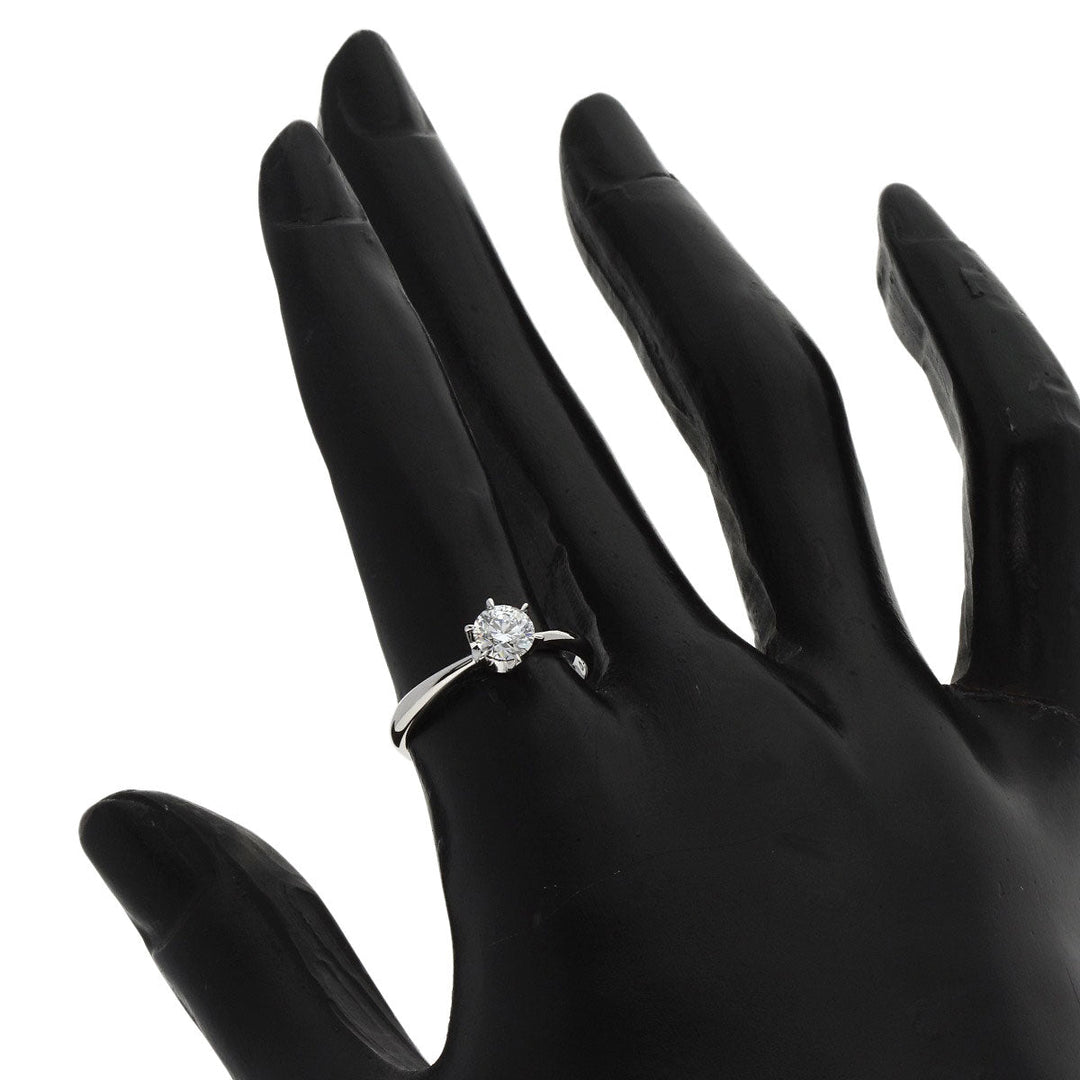 TASAKI Ring PT900 Silver diamond Women Used Authentic