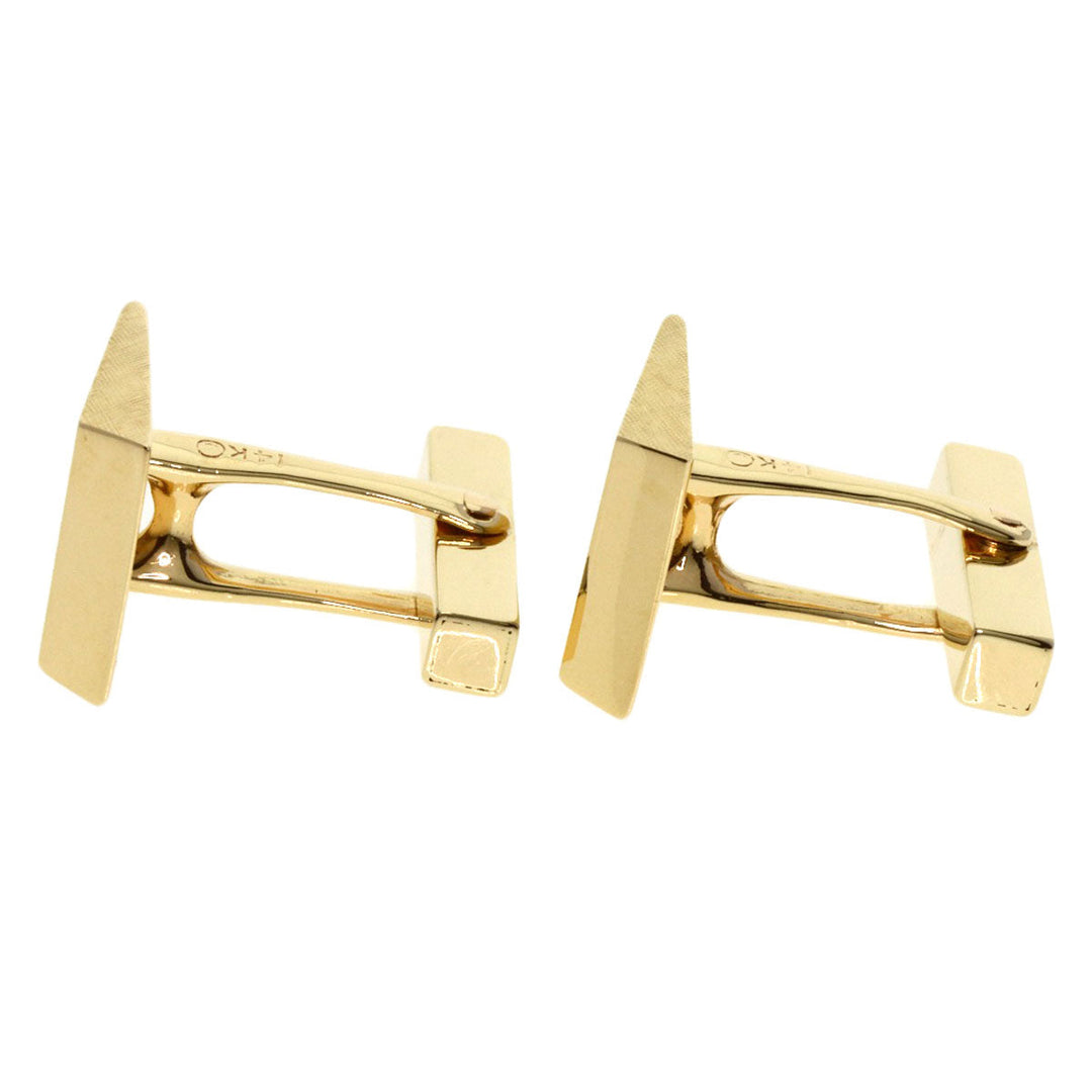 TIFFANY&Co. cuffs K14YG gold Square mens Used Authentic
