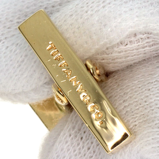 TIFFANY&Co. cuffs K14YG gold Square mens Used Authentic