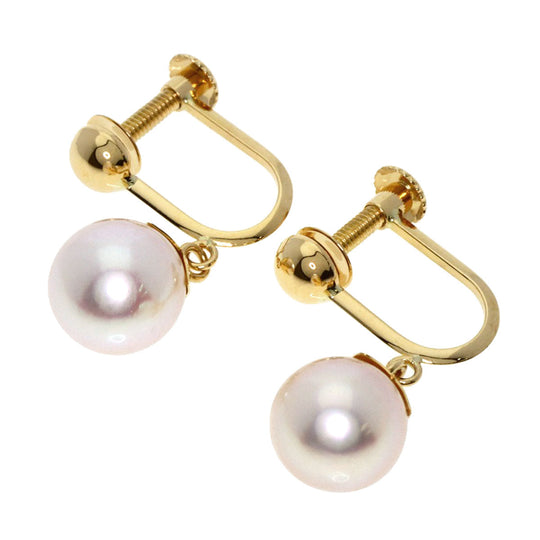 TASAKI Earring 18K Yellow Gold gold Akoya pearl Pearl Women Used Authentic