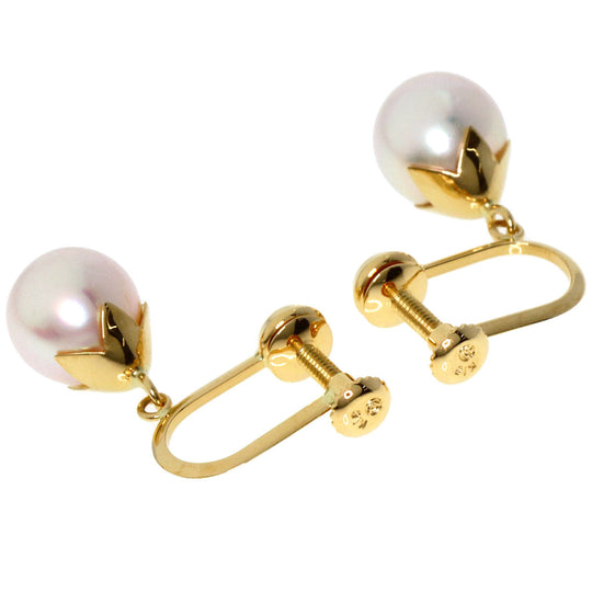 TASAKI Earring 18K Yellow Gold gold Akoya pearl Pearl Women Used Authentic