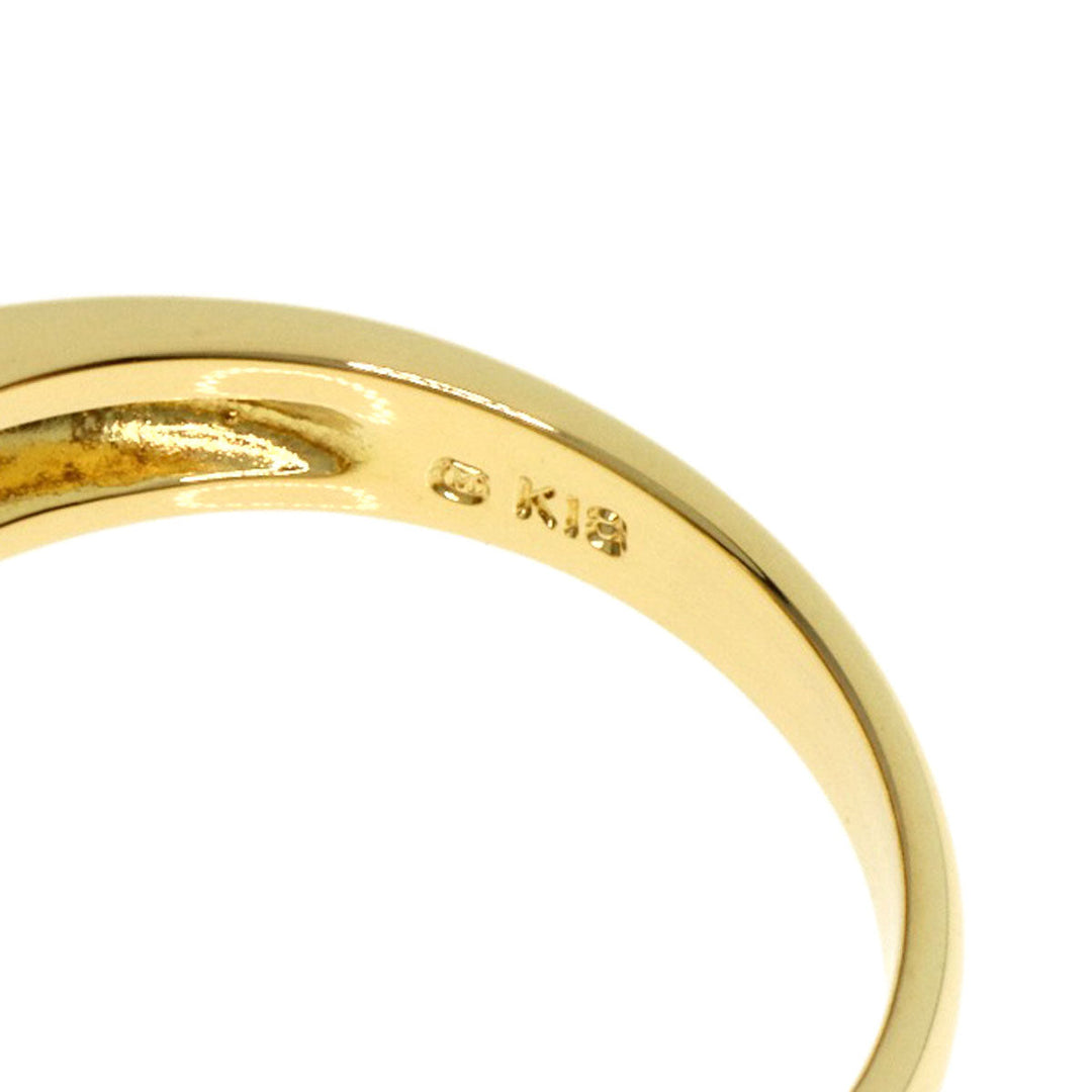 MIKIMOTO Ring 18K Yellow Gold gold Pearl pearl diamond Women Used Authentic