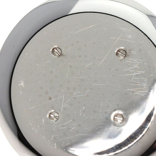 CARTIER Pendant top K18WG Silver Pasha Shell Diamond Grid Charm Women Used Authentic