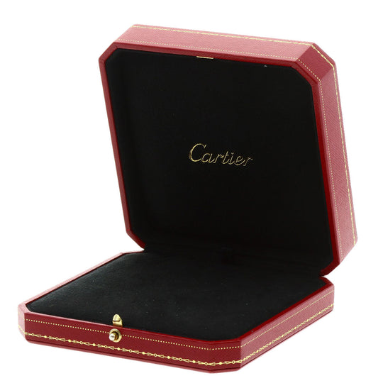 CARTIER Pendant top K18WG Silver Pasha Shell Diamond Grid Charm Women Used Authentic