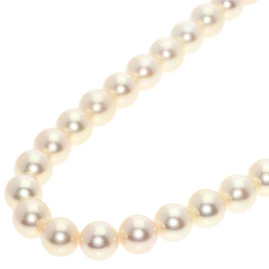 TASAKI Necklace K18WG Silver Akoya pearl Pearl Women Used Authentic