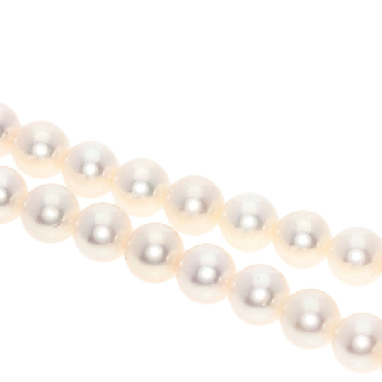 TASAKI Necklace K18WG Silver Akoya pearl Pearl Women Used Authentic