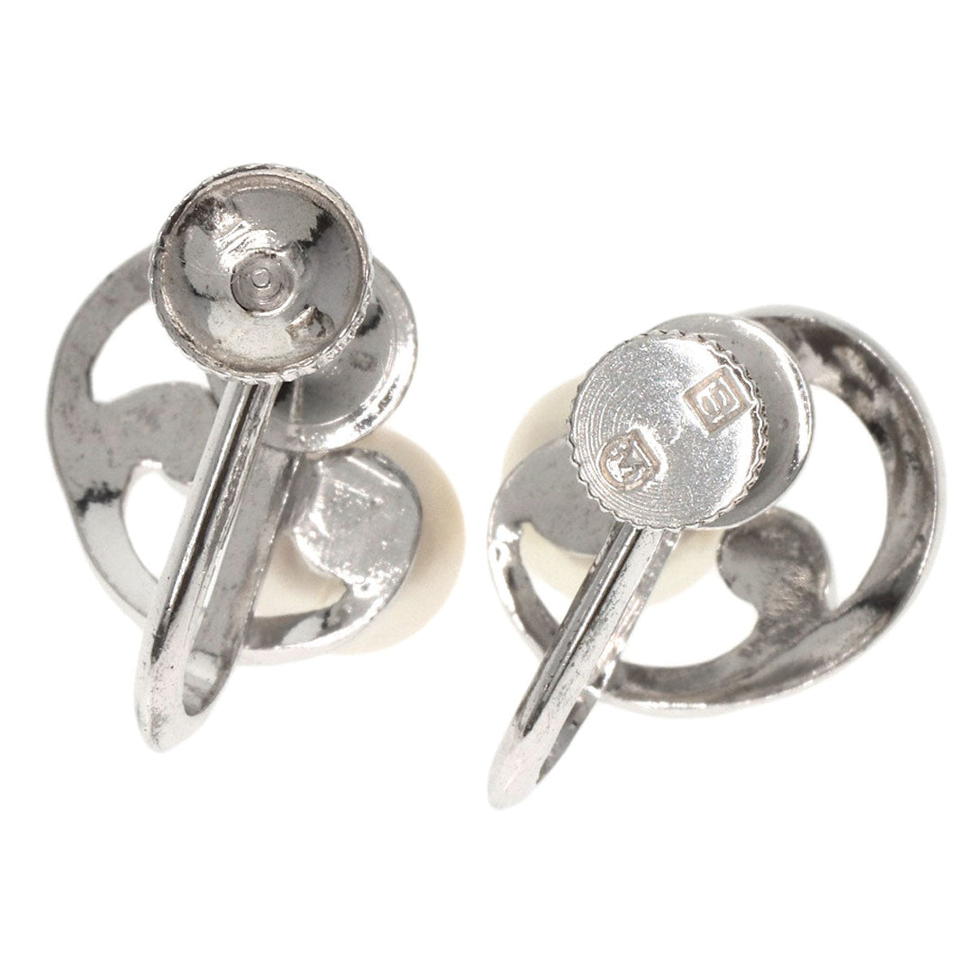 MIKIMOTO Earring SV Silver Akoya pearl Pearl Women Used Authentic