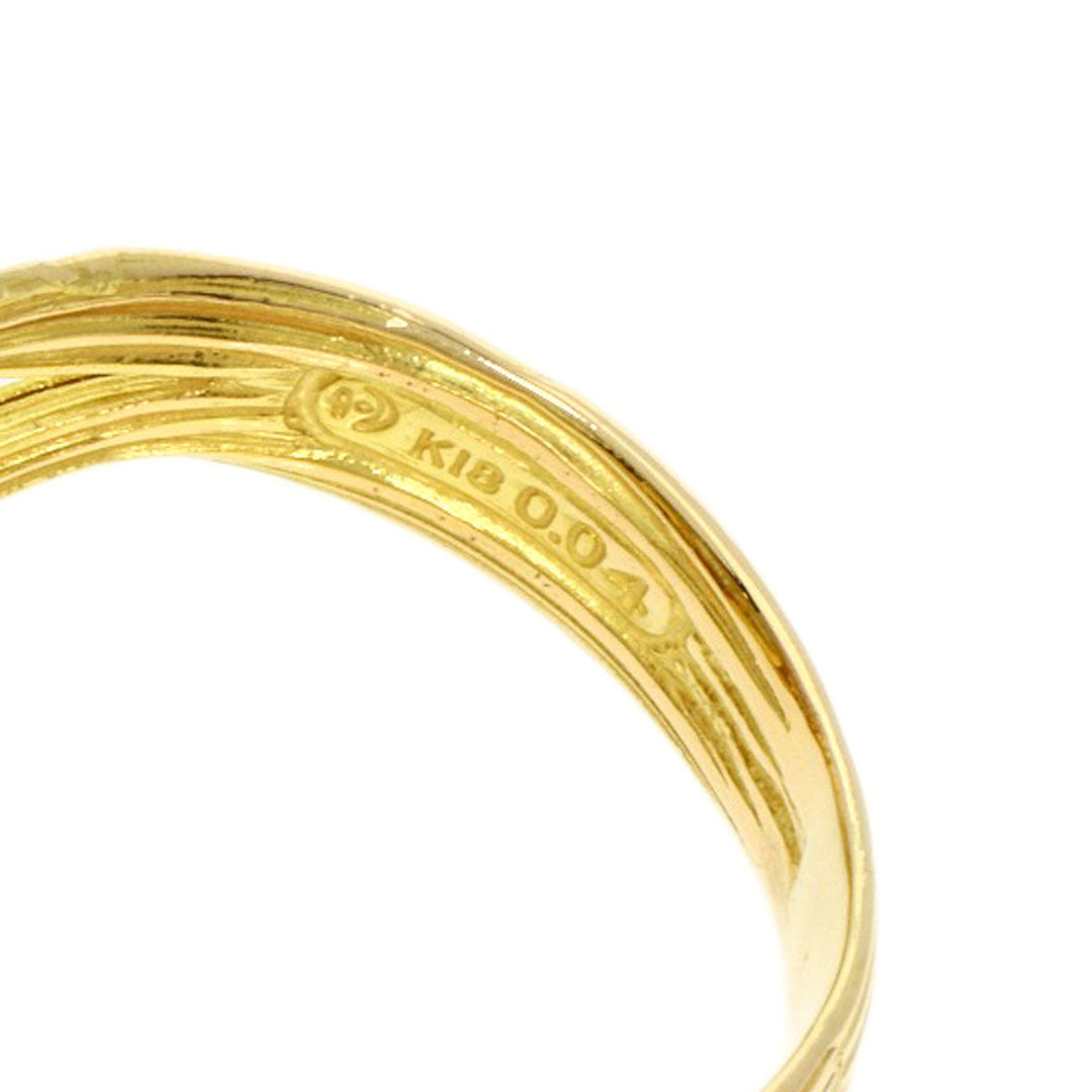 TASAKI Ring 18K Yellow Gold gold golden pearl diamond Women Used Authentic