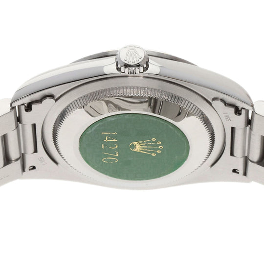 ROLEX Watches Mechanical Automatic 14270 Stainless Steel , Stainless Steel Silver Explorer black dial mens Used Authentic