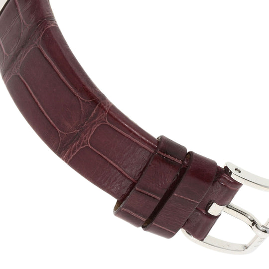 BVLGARI Watches Quartz LU28C7SLD Stainless Steel, Leather Silver Le chair violet dial Women Used Authentic