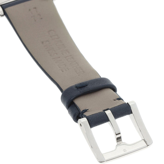 TIFFANY&Co. Watches Quartz 36668644 Stainless Steel, Leather Silver East West Mini Navy dial Women Used Authentic