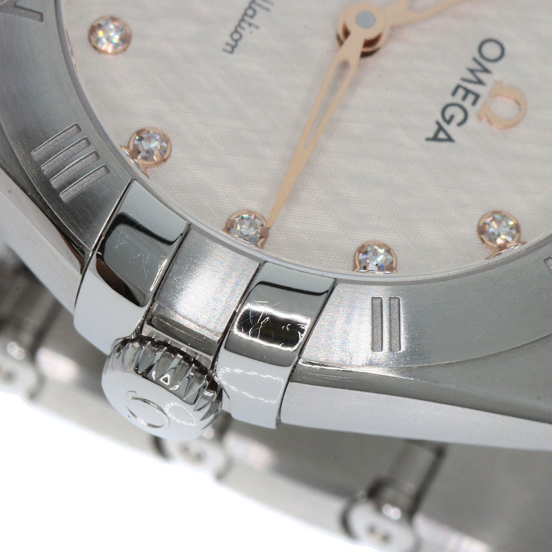 OMEGA Watches Quartz 131.10.28.60.52.001 Stainless Steel , Stainless Steel Silver Constellation Manhattan Silver dial Women Used Authentic