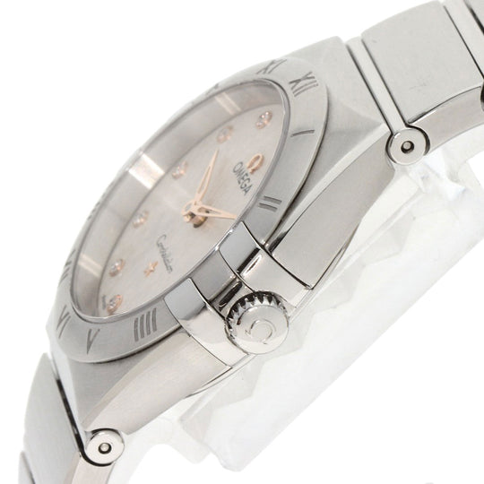 OMEGA Watches Quartz 131.10.28.60.52.001 Stainless Steel , Stainless Steel Silver Constellation Manhattan Silver dial Women Used Authentic