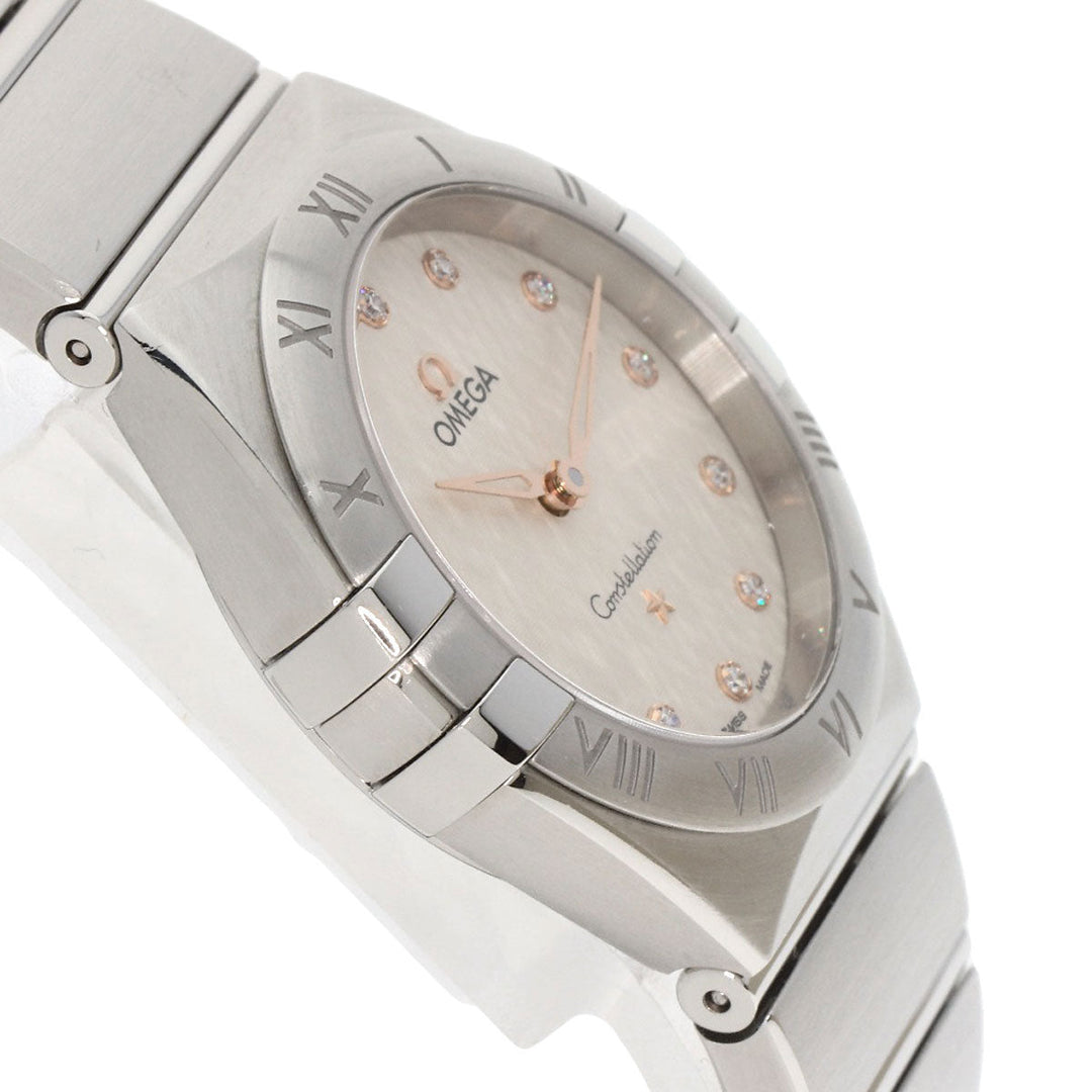 OMEGA Watches Quartz 131.10.28.60.52.001 Stainless Steel , Stainless Steel Silver Constellation Manhattan Silver dial Women Used Authentic