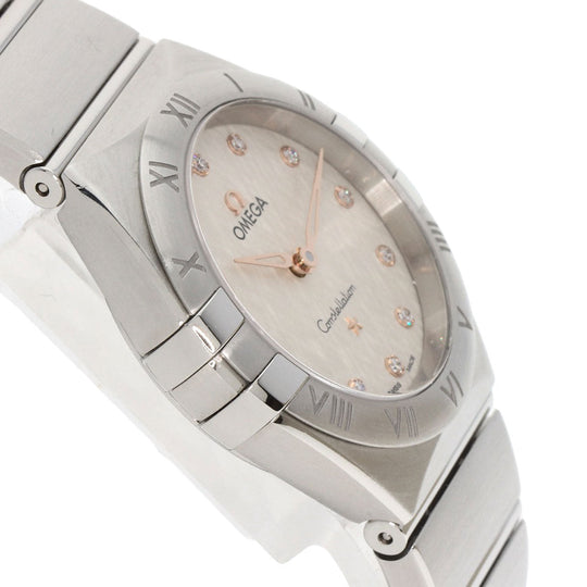 OMEGA Watches Quartz 131.10.28.60.52.001 Stainless Steel , Stainless Steel Silver Constellation Manhattan Silver dial Women Used Authentic
