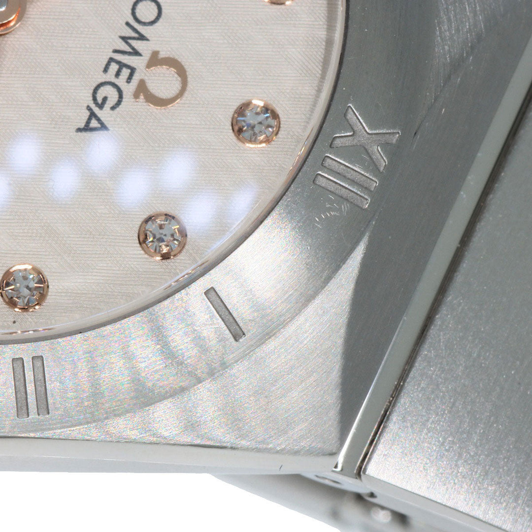 OMEGA Watches Quartz 131.10.28.60.52.001 Stainless Steel , Stainless Steel Silver Constellation Manhattan Silver dial Women Used Authentic