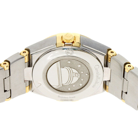 OMEGA Watches Quartz 131.20.25.60.05.002 Stainless Steel , SSxK18YG gold Constellation Manhattan unused White shell dial Women Used Authentic