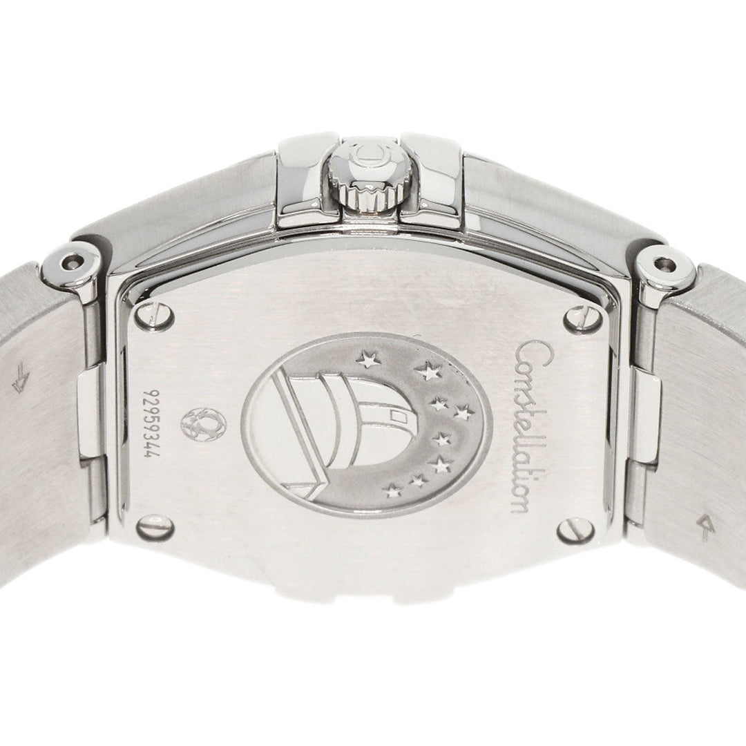 OMEGA Watches Quartz Ref123.10.24.60.57.002 Stainless Steel , Stainless Steel Silver Constellation Plume unused item Pink shell dial Women Used Authentic