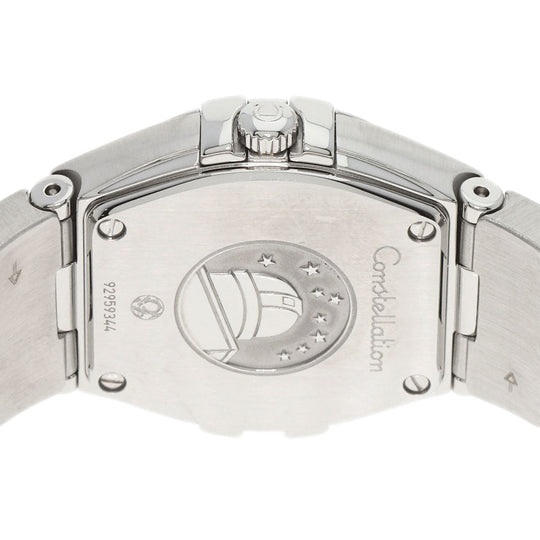 OMEGA Watches Quartz Ref123.10.24.60.57.002 Stainless Steel , Stainless Steel Silver Constellation Plume unused item Pink shell dial Women Used Authentic